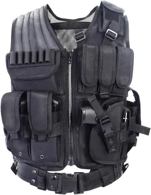 vAv YAKEDA Tactical Vest Outdoor Ultra-Light Breathable Training Airsoft Vest Adjustable for Adults