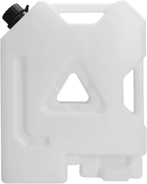 Vehicle Water Storage Can Off-Road Spare Plastics Pack with 2 Handles (White)