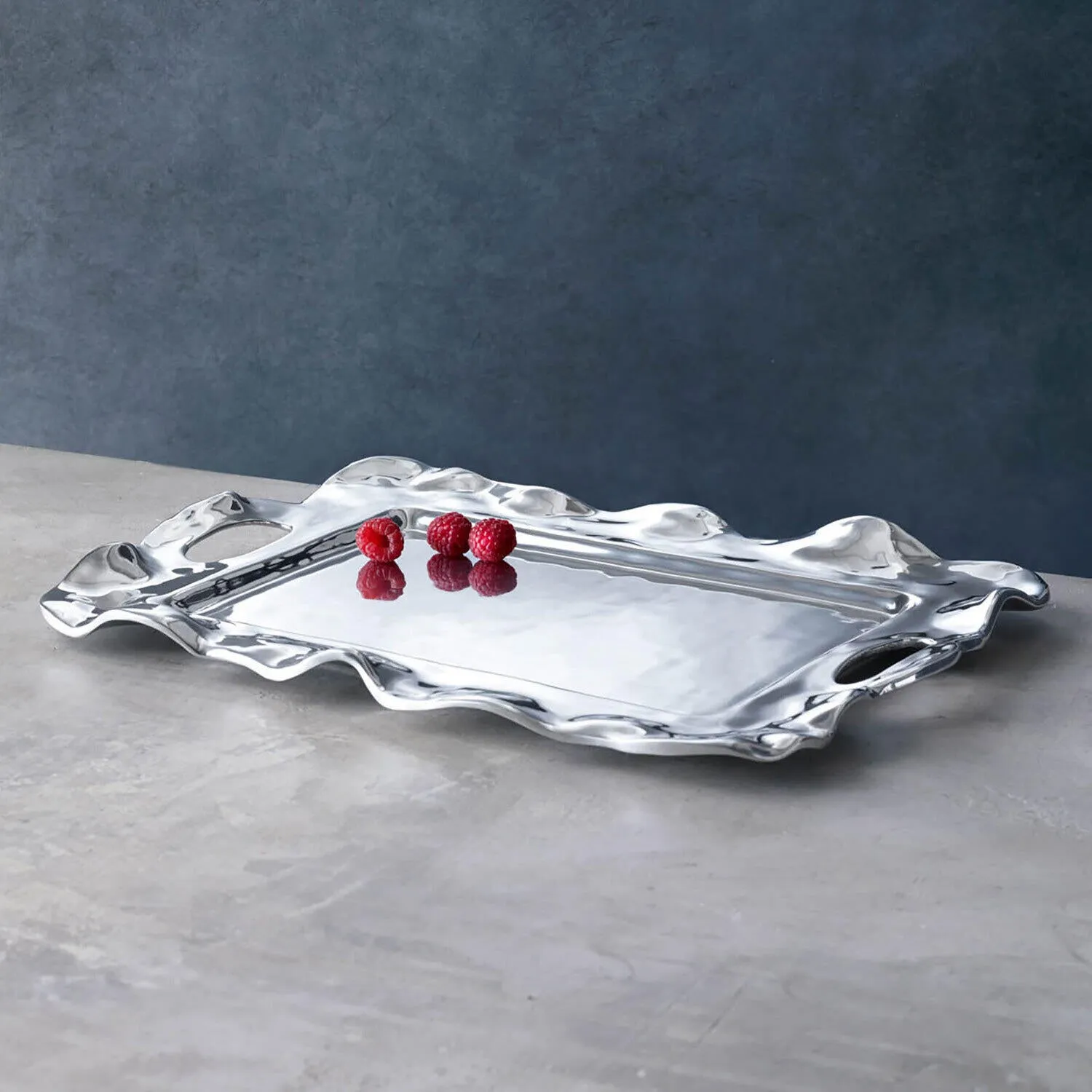 VENTO Rebecca Medium Rectangular Tray with Handles