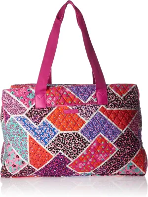 Vera Bradley Women's Cotton Triple Compartment Travel Bag