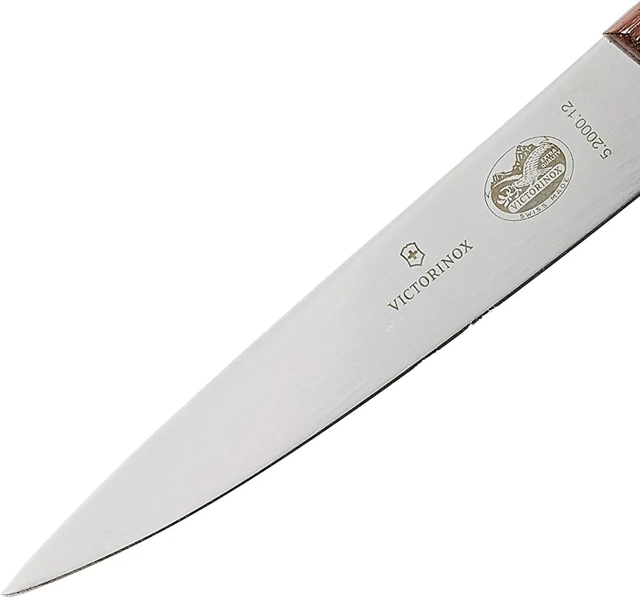 Victorinox 4-3/4-Inch Straight-Edge Pointed-Tip Steak Knife, Set of 6, Rosewood Handles