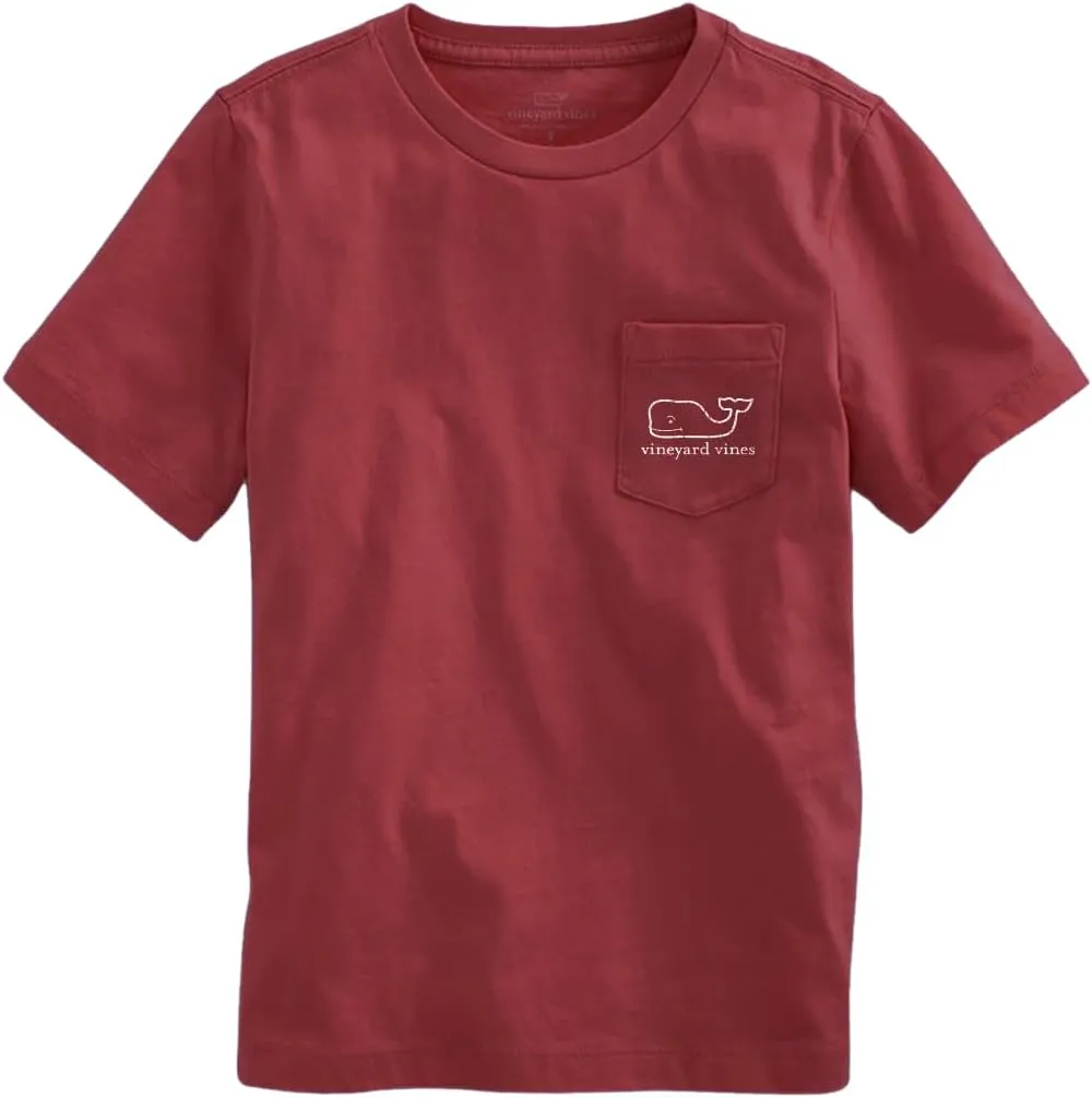 vineyard vines Boys' Short Sleeve Vintage Whale Pocket T-Shirt