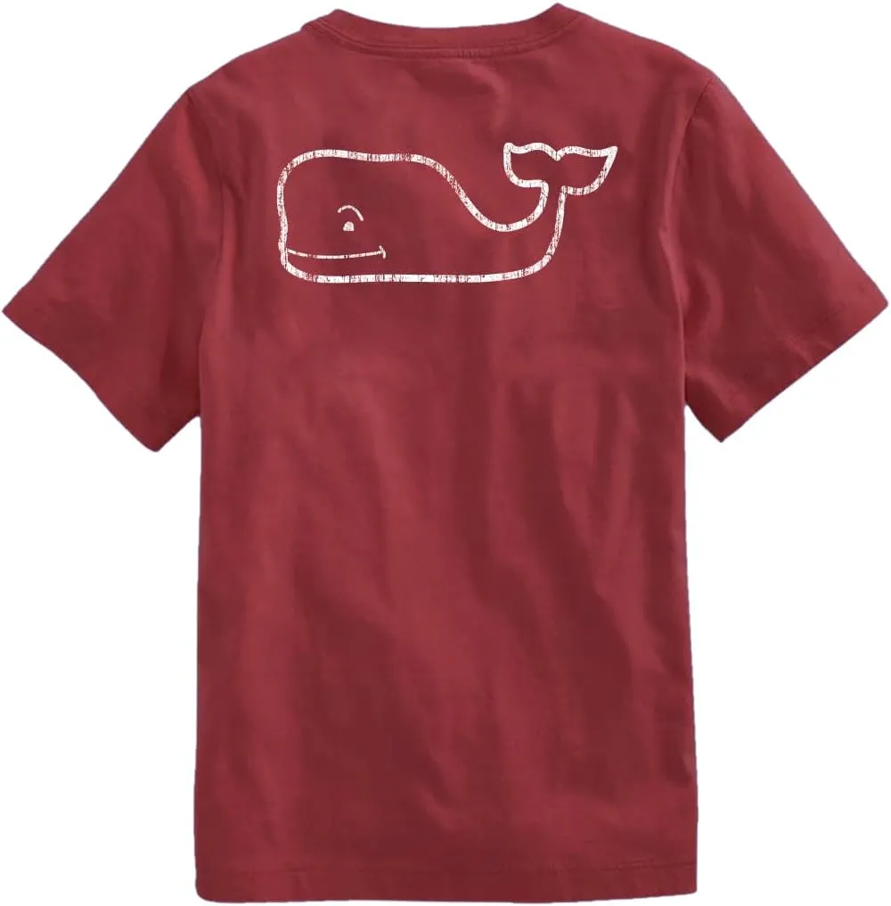 vineyard vines Boys' Short Sleeve Vintage Whale Pocket T-Shirt