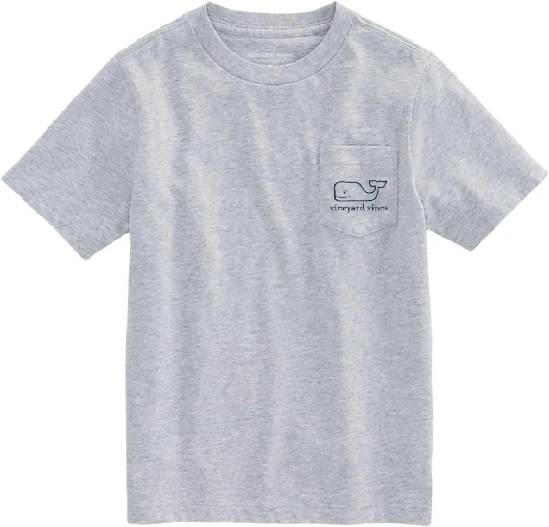 vineyard vines Boys' Short Sleeve Vintage Whale Pocket T-Shirt