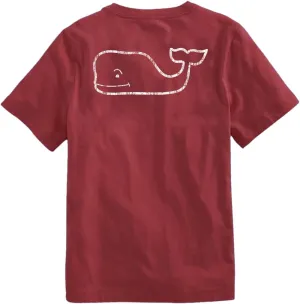 vineyard vines Boys' Short Sleeve Vintage Whale Pocket T-Shirt