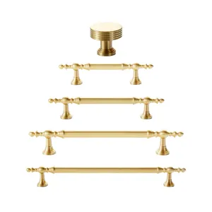 Vintage Brass Cabinet Pull Handles and Knobs