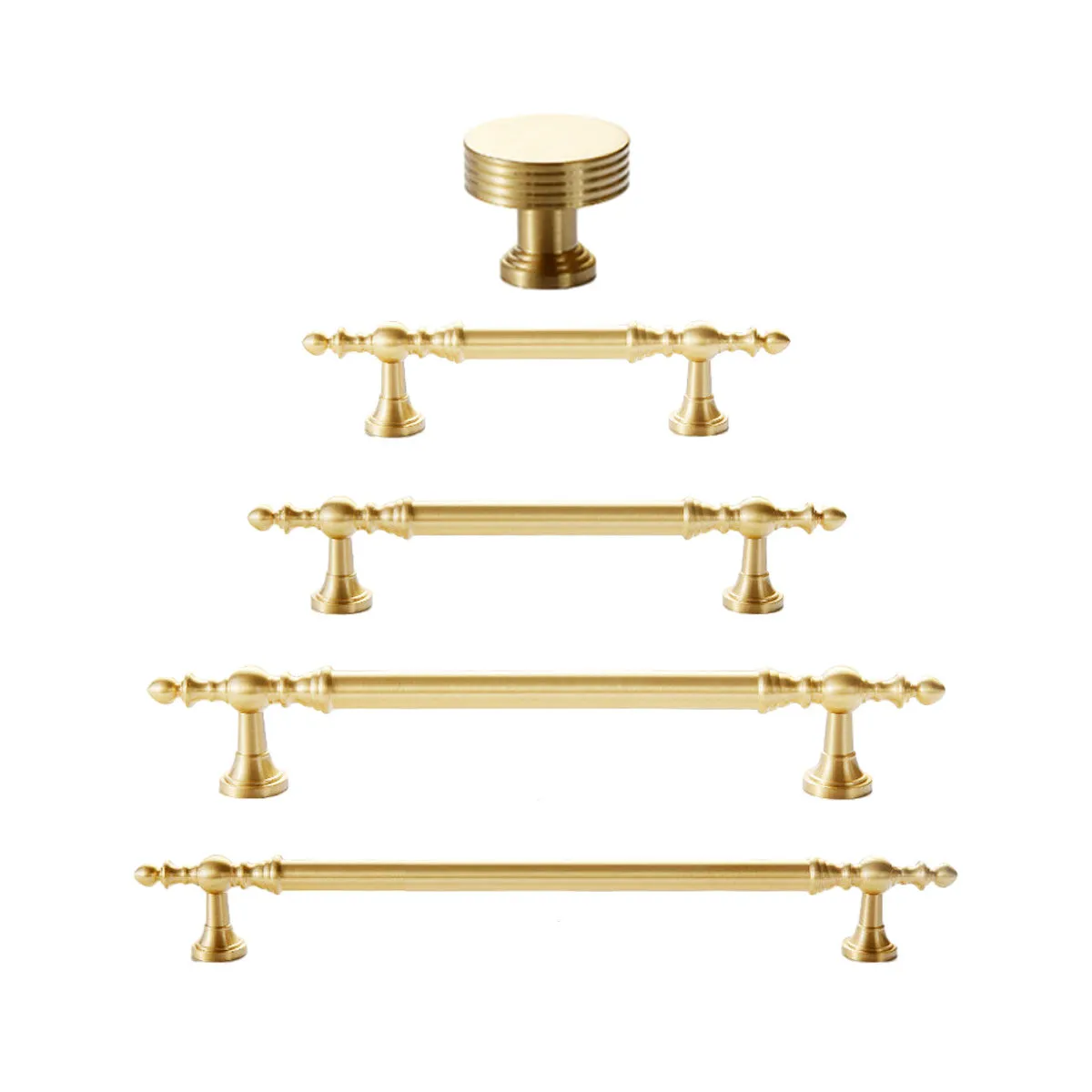 Vintage Brass Cabinet Pull Handles and Knobs
