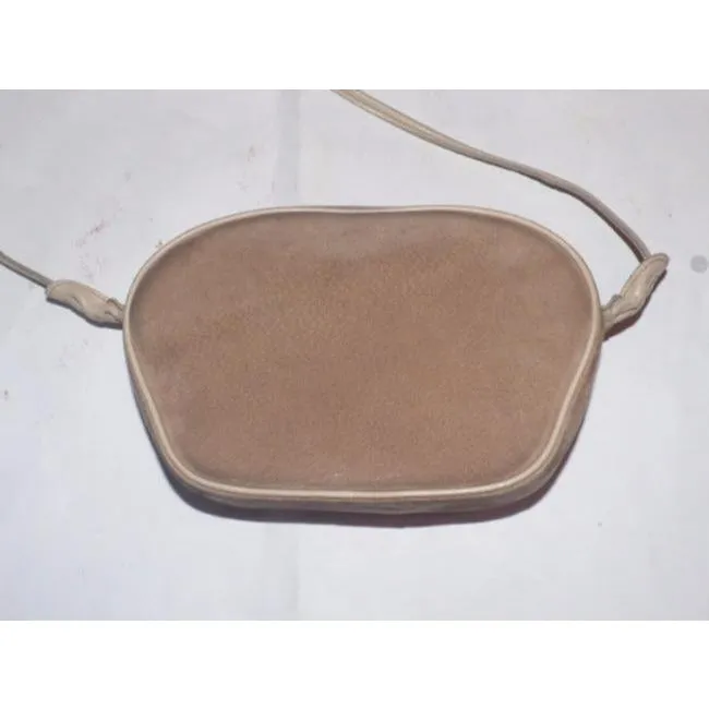 Vintage Excellent reviews Cross Bag Purses Gucci Vast range Beige Suede Body