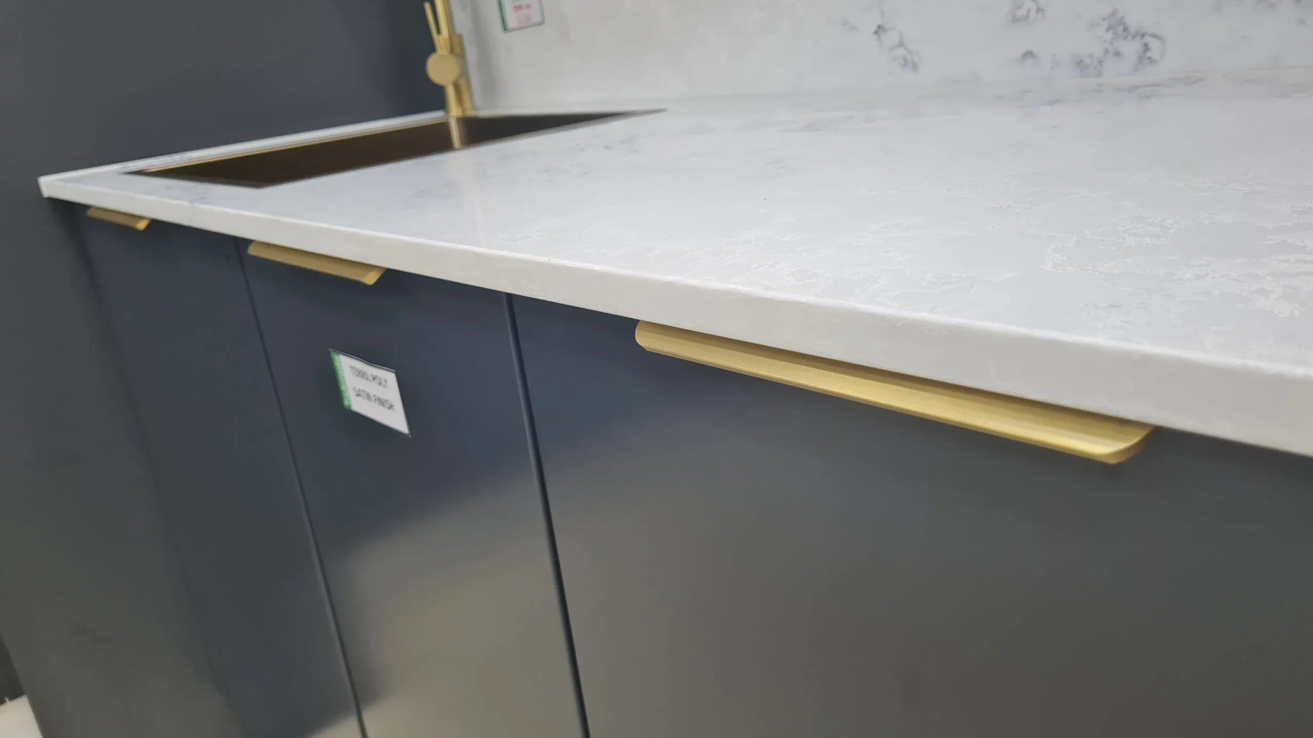 Voda Lip Pull Handle 2163 Satin Brass - Stefano Orlati By Titus