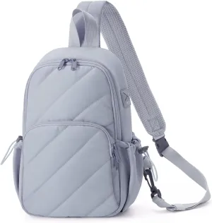 Wandering Nature Featherweight Sling Backpack Crossbody Bag for Women Fits for 11" iPad with Convertible Padded Strap, Multiple Pockets, Ideal for College, Work Commute, Travel, Everyday Errands