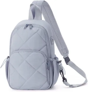 Wandering Nature Featherweight Sling Backpack Crossbody Bag for Women Fits for 11" iPad with Convertible Padded Strap, Multiple Pockets, Ideal for College, Work Commute, Travel, Everyday Errands