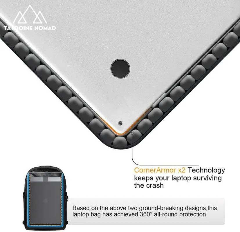 Water-Resistant Anti-Theft Laptop Backpack with USB Port