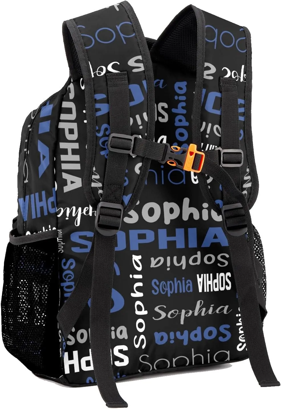 Waterproof Personalized Bookbag Custom Backpack with Name for Elementary Girls Boys, Unique Customized School Book Bag, Customize Back Pack Gift for Kids, 1 Pack