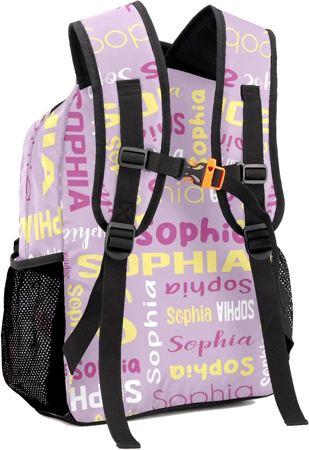 Waterproof Personalized Bookbag Custom Backpack with Name for Elementary Girls Boys, Unique Customized School Book Bag, Customize Back Pack Gift for Kids, 1 Pack