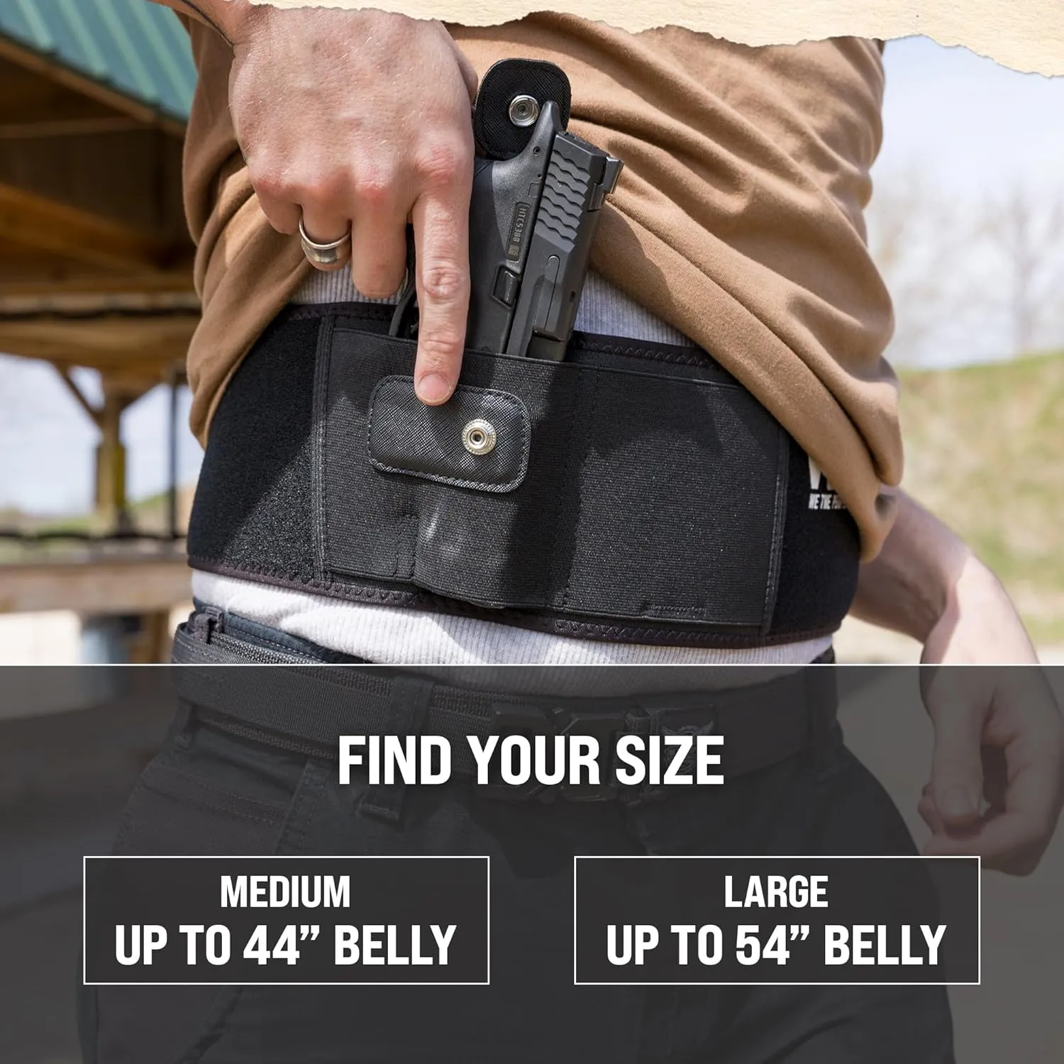 We The People Holsters - Universal Belly Band Holster for Concealed Carry