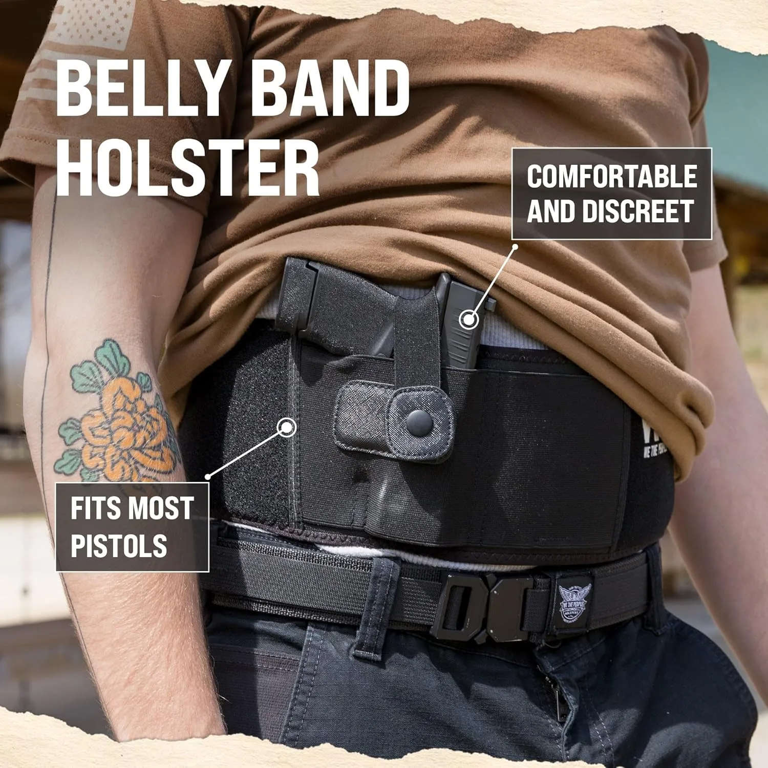 We The People Holsters - Universal Belly Band Holster for Concealed Carry