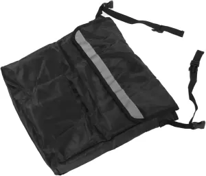 Wheelchair Backpack Bag with Adjustable Straps, Heavy Duty WaterResistant Storage Pouch for Mobility Chairs, Rollators Knee Scooters, Universal Accessory Organizer for Backrest (Black)