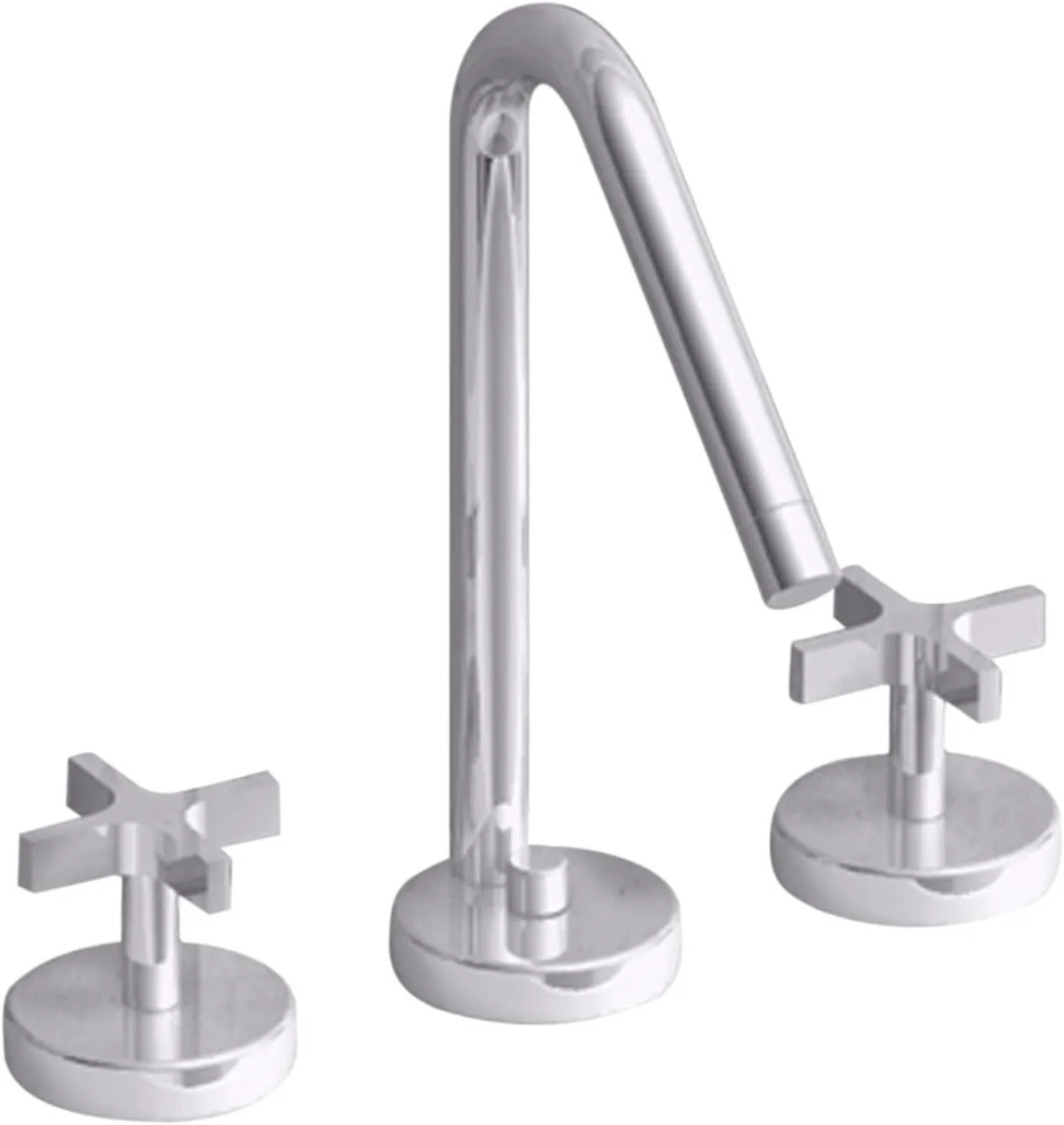 Whitehaus Collection WH832148-BN Metrohaus Bathroom Faucet, Brushed Nickel