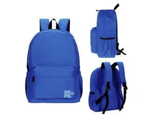 Wholesale Case Lot: 25 pcs Basic 18" School Backpack Simple Student School Bag Lightweight  |||   25 PACKS | $7.99 PER PACK