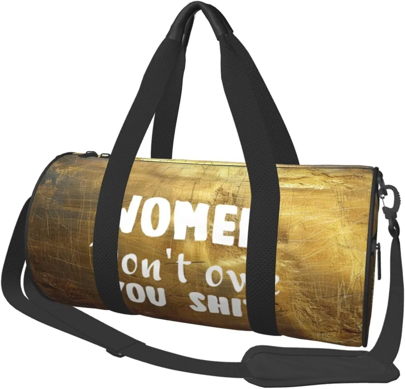 Women Don'T Owe You Shit Duffel Bag Gym Bag Travel Sports Tote Large Foldable Beach Swim Yoga6