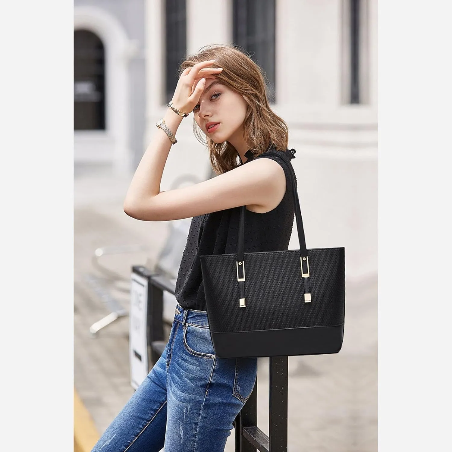 Women's 3-piece set mother bag large capacity handbag multifunctional bag