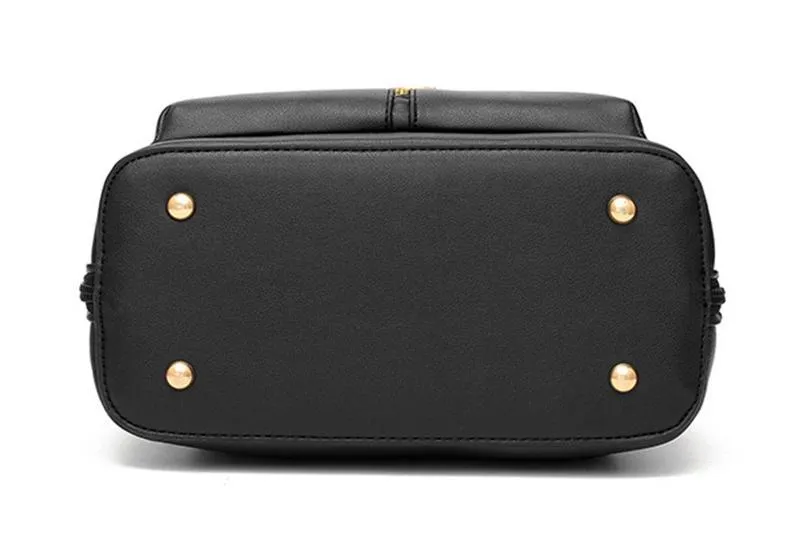 Women's Anti Theft Leather Backpack