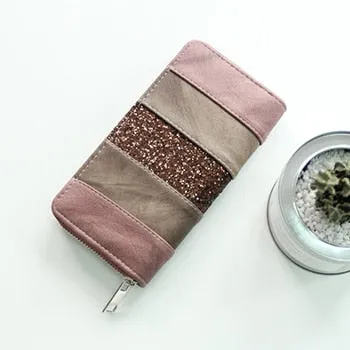 Women's Casual Long Vintage Look Clutch Purse