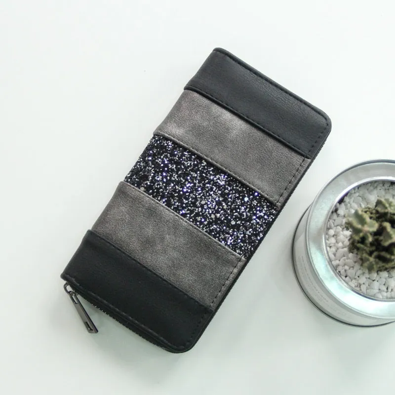 Women's Casual Long Vintage Look Clutch Purse