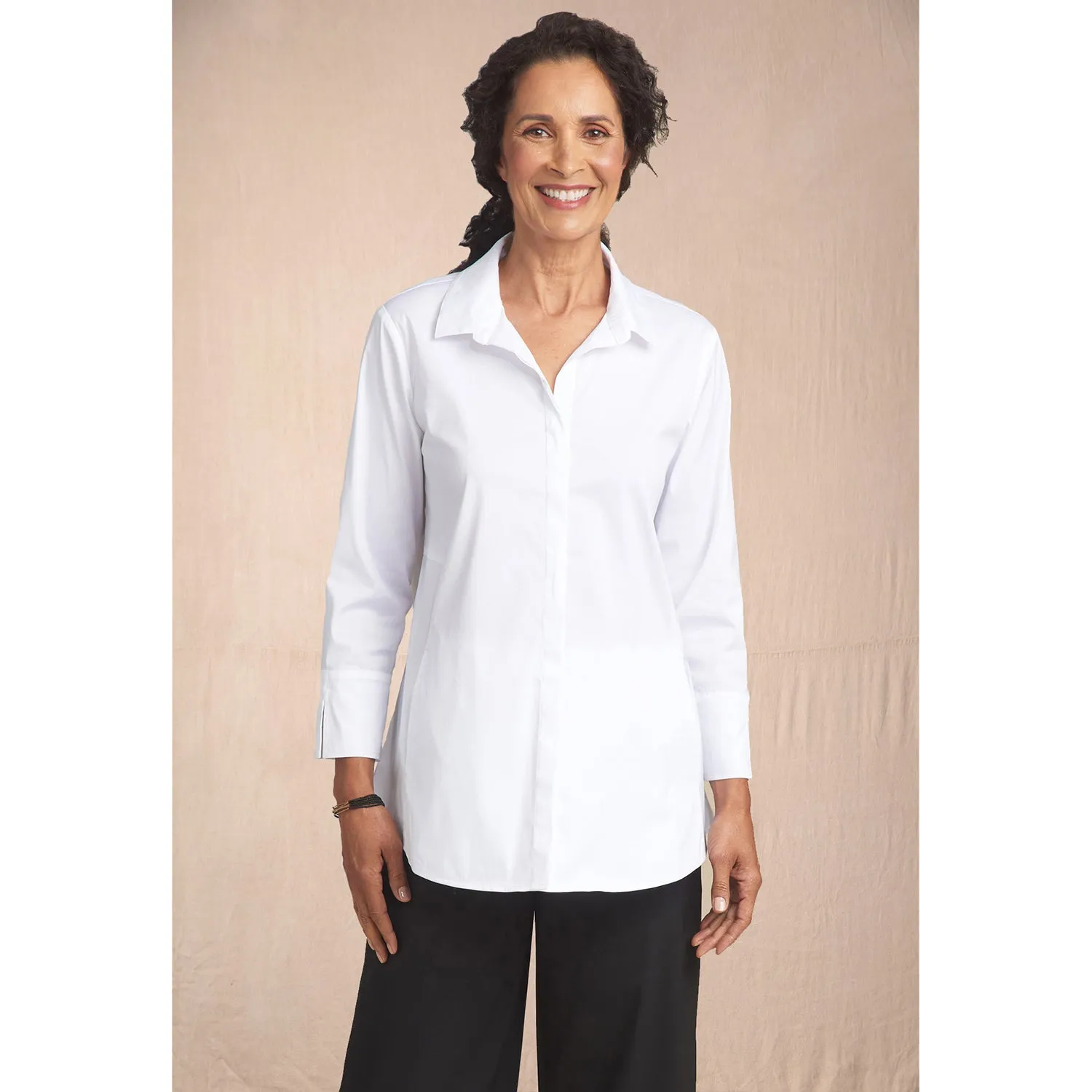 Women's Habitat Hidden Pocket Travel Shirt White