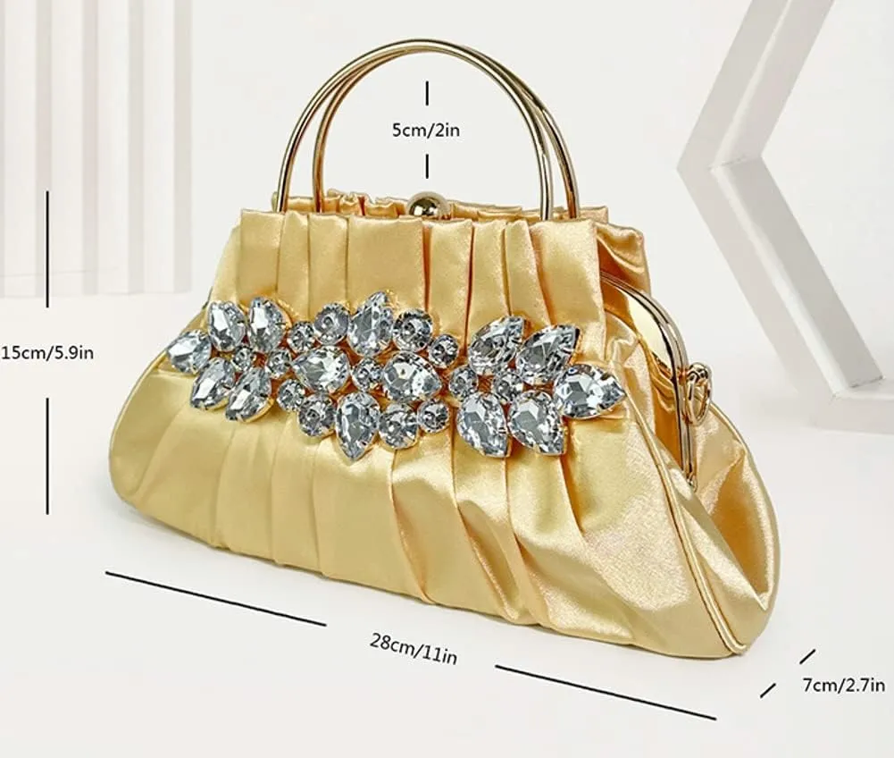Women's Retro Bag Satchel Evening Bag Crossbody Bag Shoulder Bag Handbag Floral Evening Satchel Purse