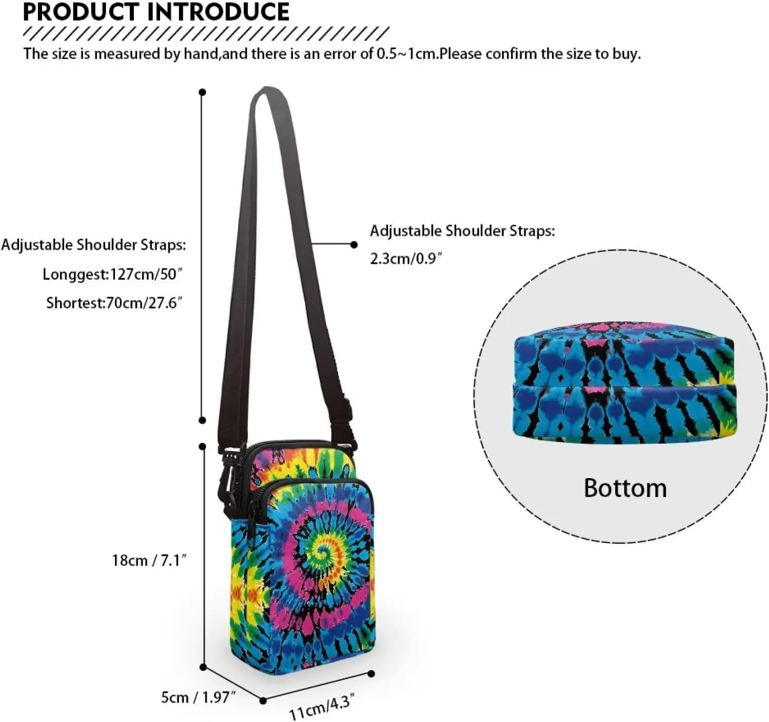 Womens Small Crossbody Bags Custom Cell Phone Purses Travel Pouch Shoulder Bag for Women