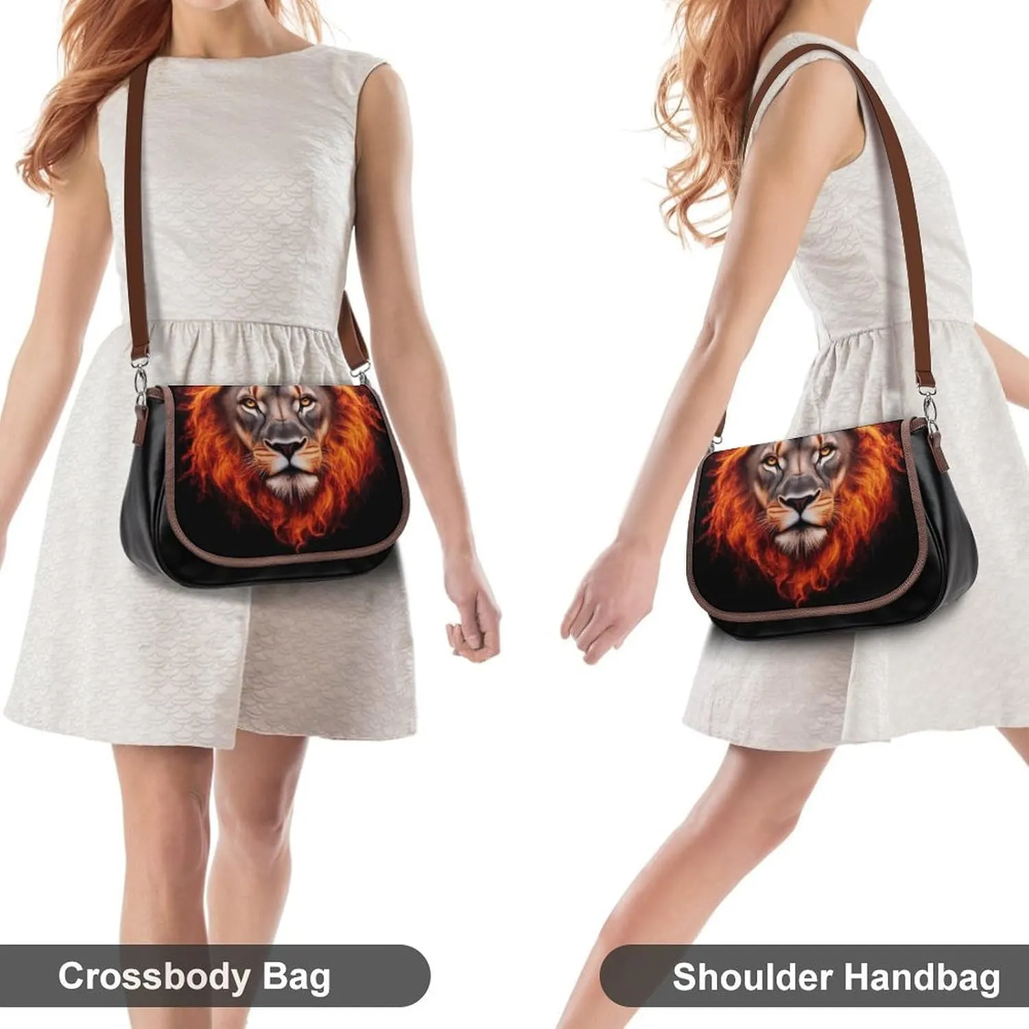 Womens Small Crossbody Purse with Adjustable Strap, Pu Leather Shoulder Bags for Travel Work
