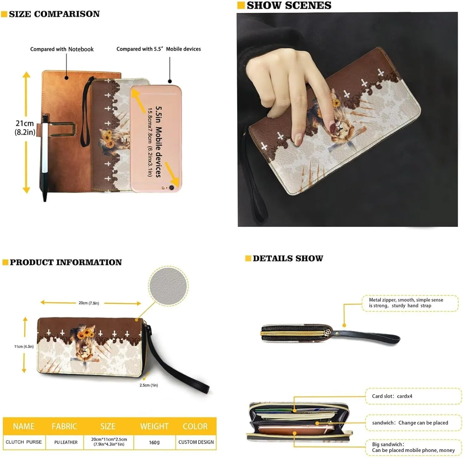 Womens Underarm Purse Top-Handle Shoulder Bag with Wallet Pu Leather Hobo Bag Purse Clutch Handbags
