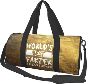 Worlds Best Farter I Mean Father Duffel Bag Gym Bag Travel Sports Tote Large Foldable Beach Swim Yoga6