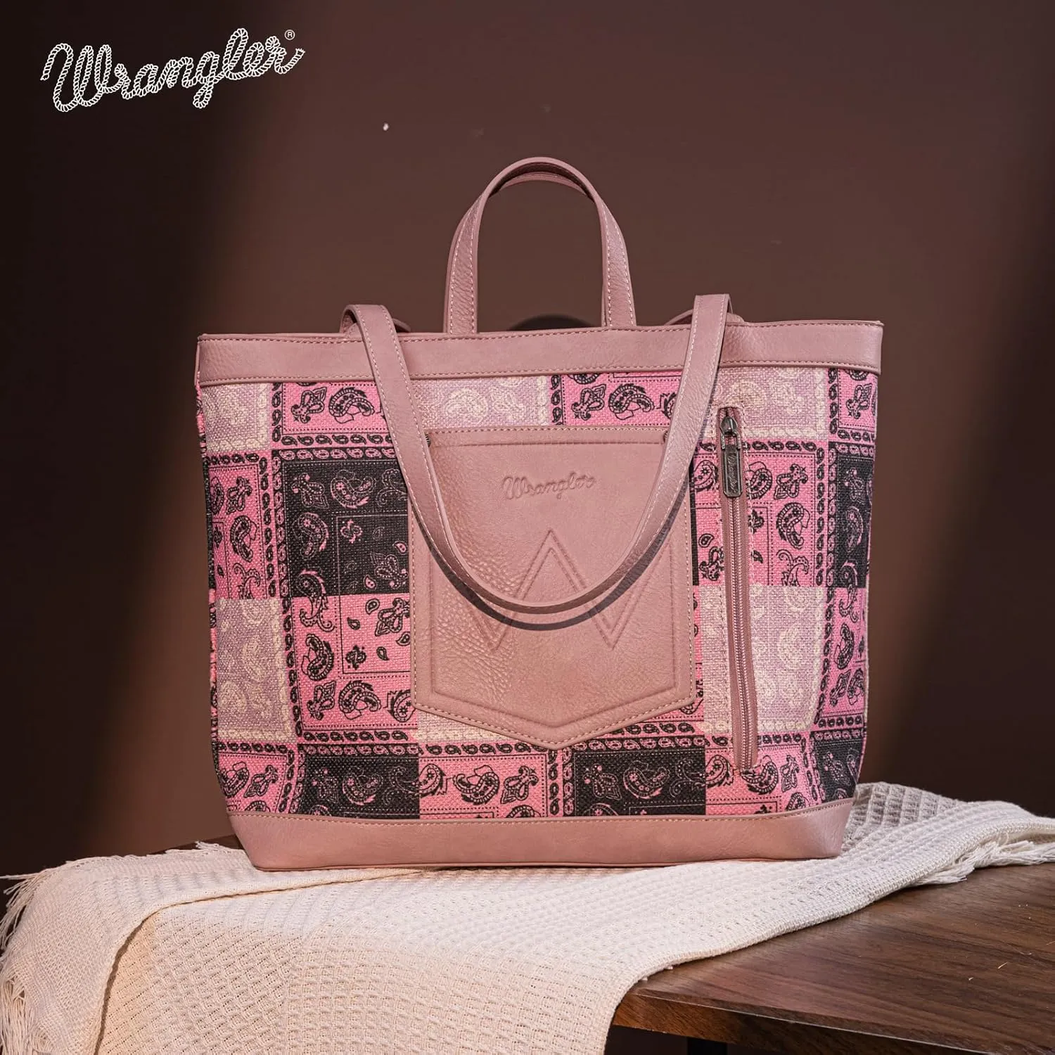 Wrangler Purse, Boutique Western Designer Tote Bag for Women