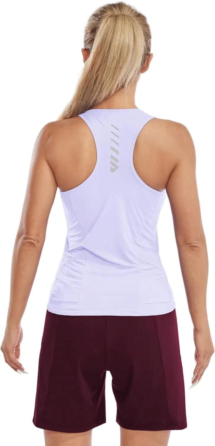 Wulibike Sleeveless Cycling Jersey Women Running Shirts Vest bike top Summer Biking tank Basic Top With Pockets