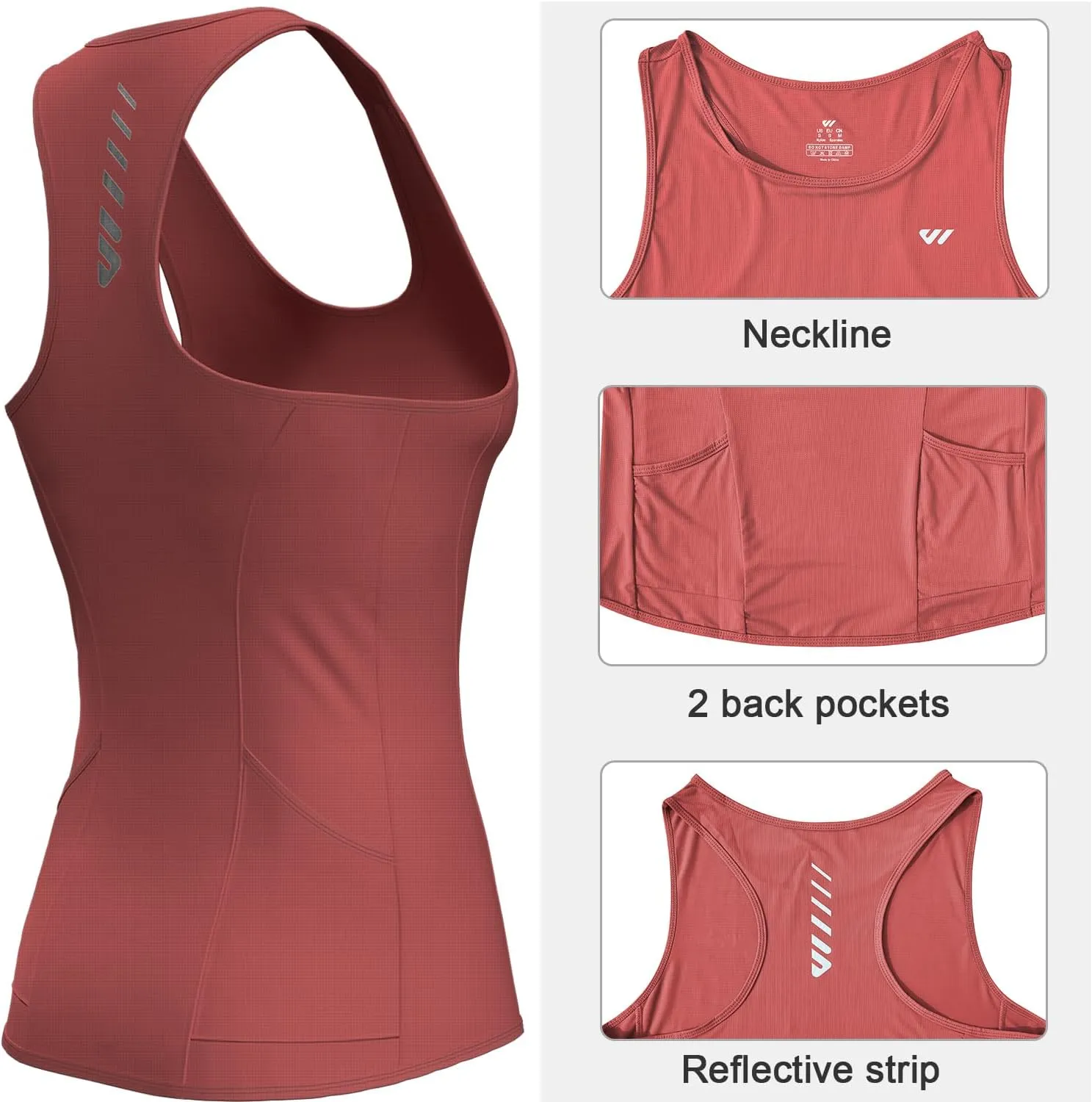 Wulibike Sleeveless Cycling Jersey Women Running Shirts Vest bike top Summer Biking tank Basic Top With Pockets