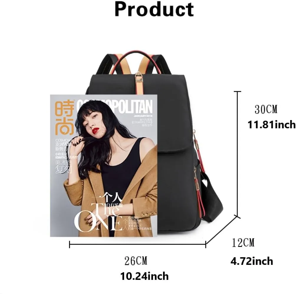 YANAER Small Backpack for Women Mini Backpack Lightweight Casual Daypack Backpack for Travel Handbag Nylon Bookbag Purple