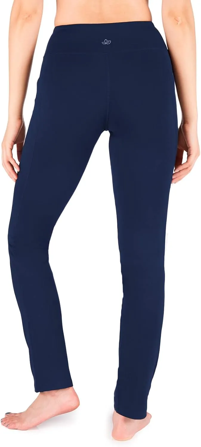 Yogipace 27"/29"/31"/33"/35"/37" Women's Straight Leg Yoga Pants Workout Pants