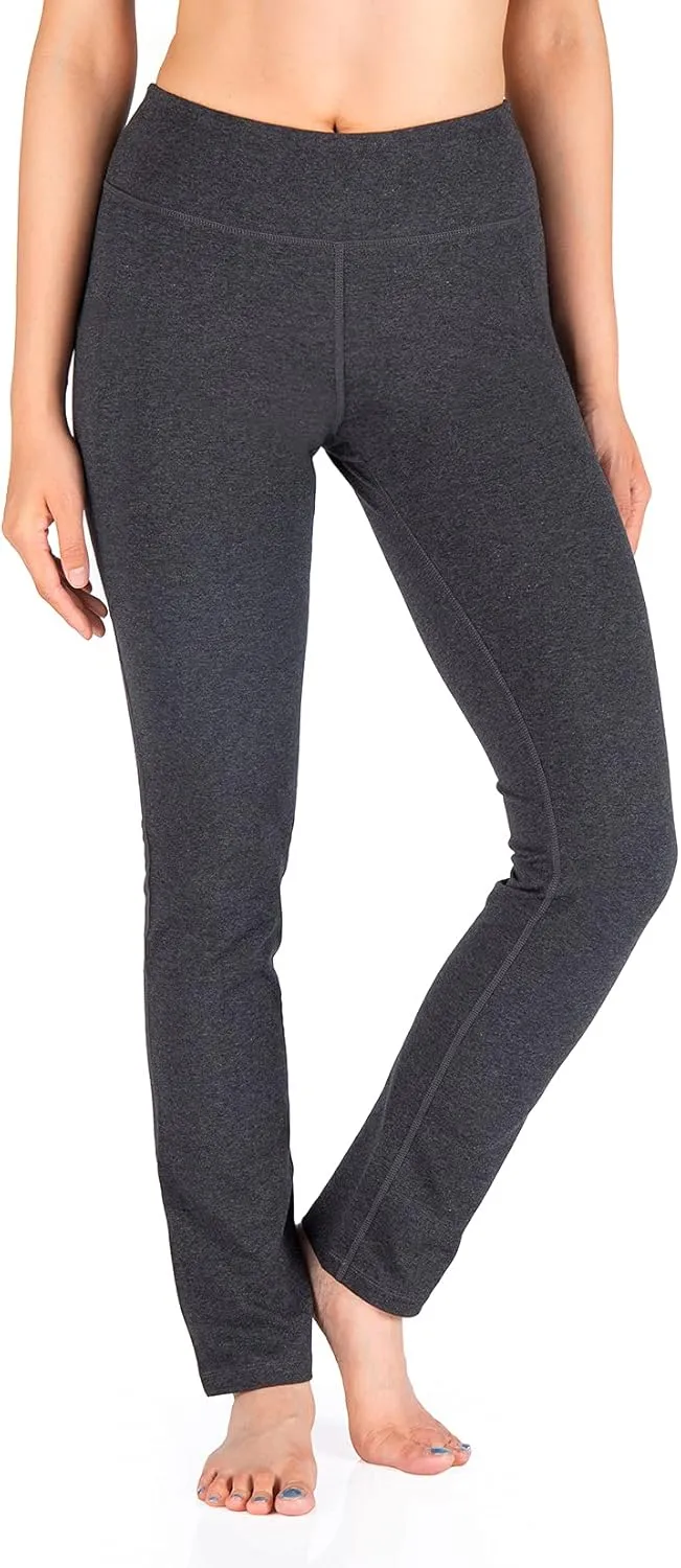 Yogipace 27"/29"/31"/33"/35"/37" Women's Straight Leg Yoga Pants Workout Pants