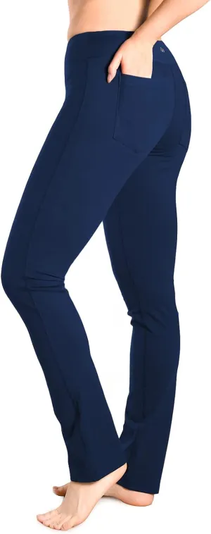 Yogipace 27"/29"/31"/33"/35"/37" Women's Straight Leg Yoga Pants Workout Pants