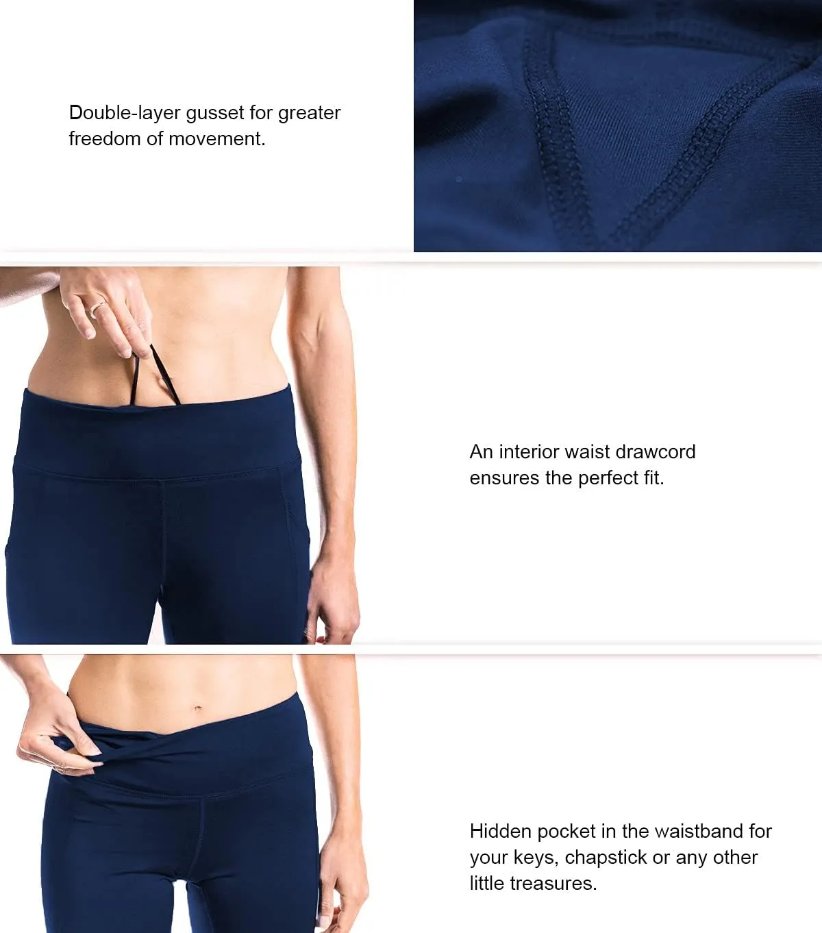 Yogipace 27"/29"/31"/33"/35"/37" Women's Straight Leg Yoga Pants Workout Pants