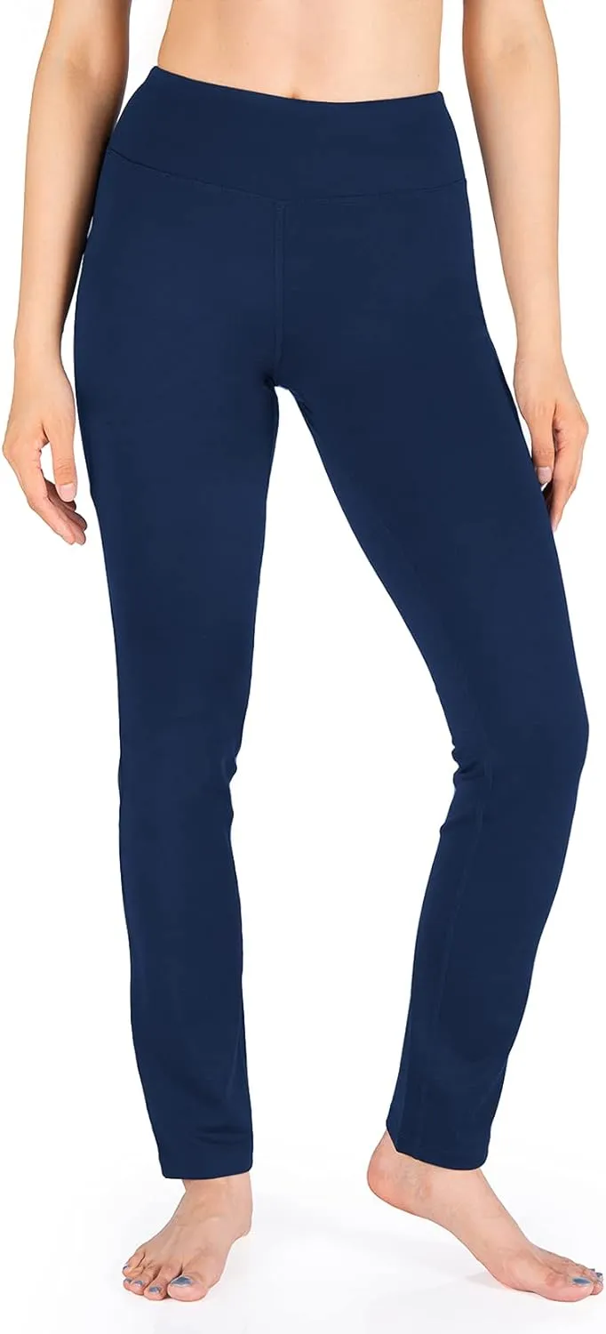 Yogipace 27"/29"/31"/33"/35"/37" Women's Straight Leg Yoga Pants Workout Pants