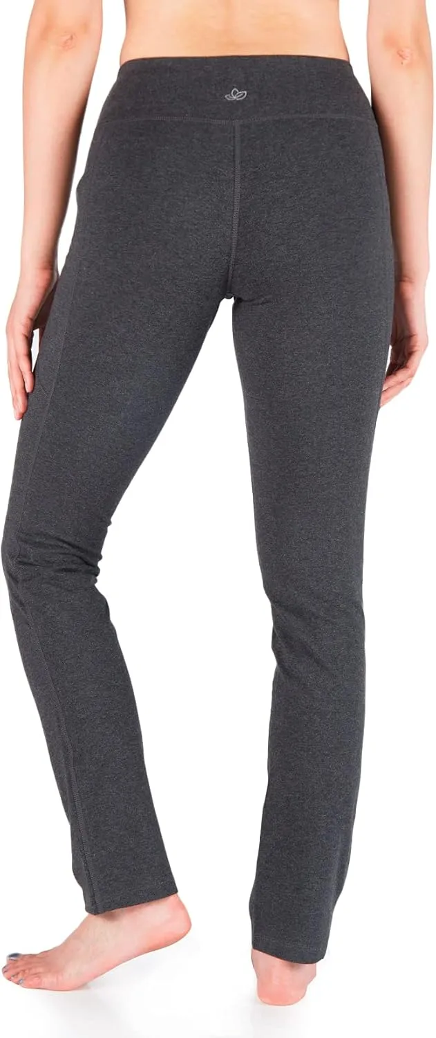 Yogipace 27"/29"/31"/33"/35"/37" Women's Straight Leg Yoga Pants Workout Pants