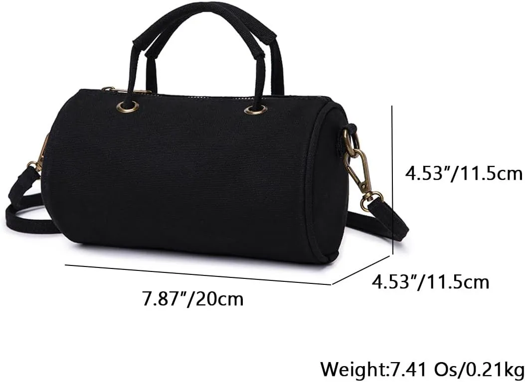 YONBEN® Women Tote Bag Handbag Cross Body Bag Cylindrical with Comfortable Handles Lightweight Stylish