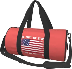 You Can'T Fix Stupid But You Can Vote It Out Duffel Bag Gym Bag Travel Sports Tote Large Foldable Beach Swim Yoga4