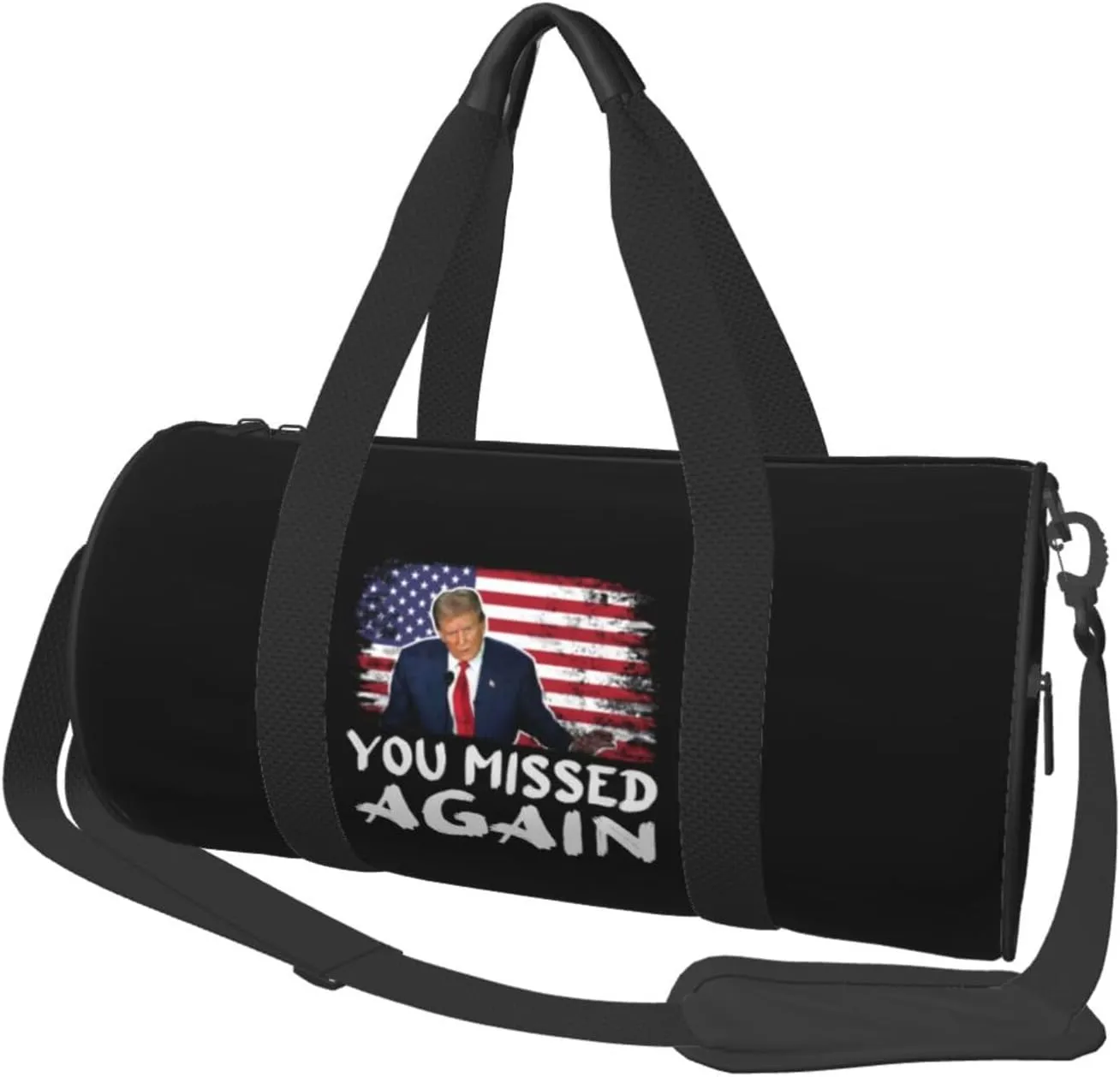 You Missed Again Duffel Bag Gym Bag Travel Sports Tote Large Foldable Beach Swim Yoga3