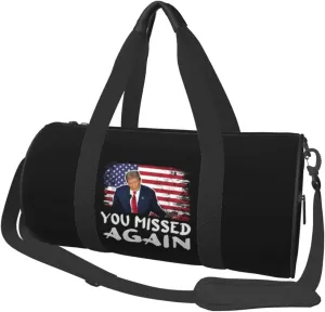 You Missed Again Duffel Bag Gym Bag Travel Sports Tote Large Foldable Beach Swim Yoga3