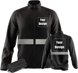 YOWESHOP Hi Vis Reflective Safety Jackets Customize Logo Lightweight Shirts Light and thin Workwear