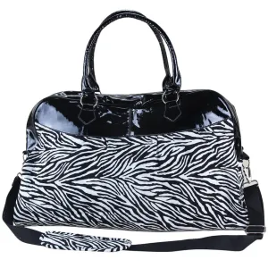Zebra Print Weekend Bag